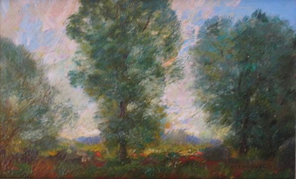 Lawrence Mazzanovich, Summer Evening
oil on board, 5"" x 8""
JCA 6643
$2,500