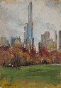 Walter Rane, New Skyscraper
oil on paper