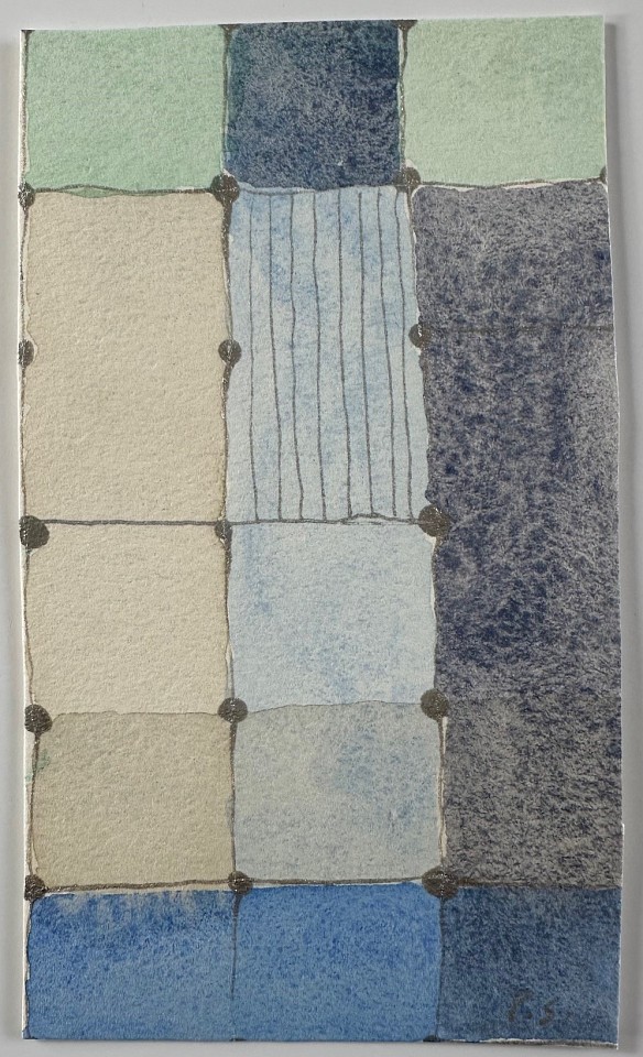 Pat Smith, Field Series 14
watercolor and silver ink on paper, 5 3/4"" x 3 1/2""
PS 1124.05
$500