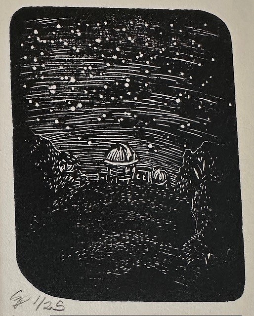 Samuel Swap, Von Fleck Observatory, Weslyan
wood engraving, 2 1/2"" x 2 3/4""
SS 1024.05
$250