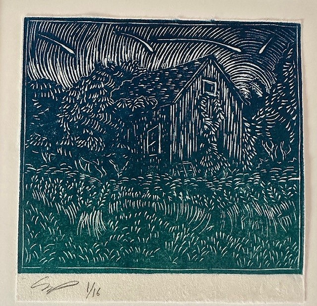 Samuel Swap, Perseid Meteor Shower
wood engraving, 2 3/4"" x 2 3/4""
SS 1024.02
$400