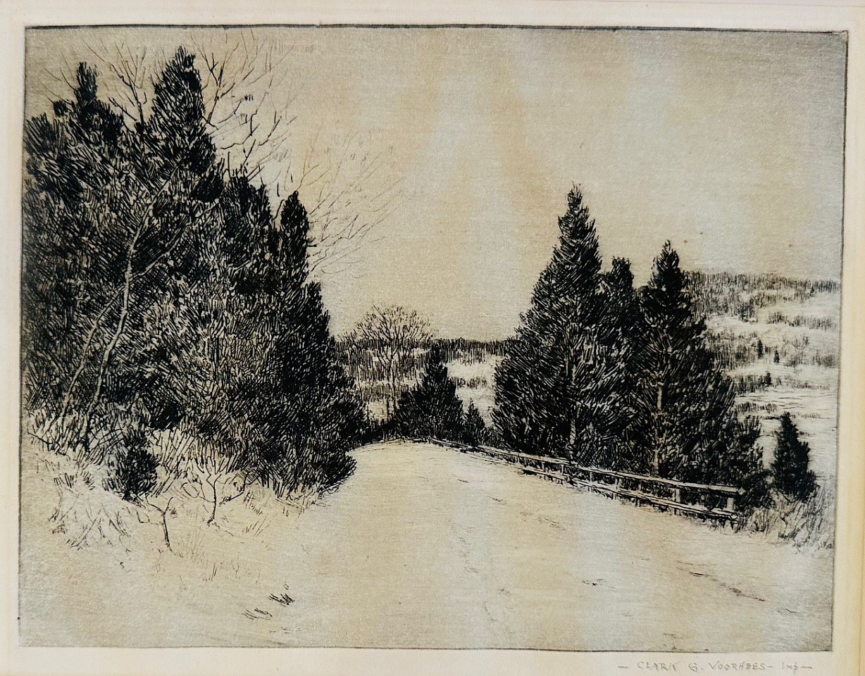 Clark Voorhees, Road to the North
etching on paper, 5 3/4"" x 7 5/8""
JCA 6916.02
$650