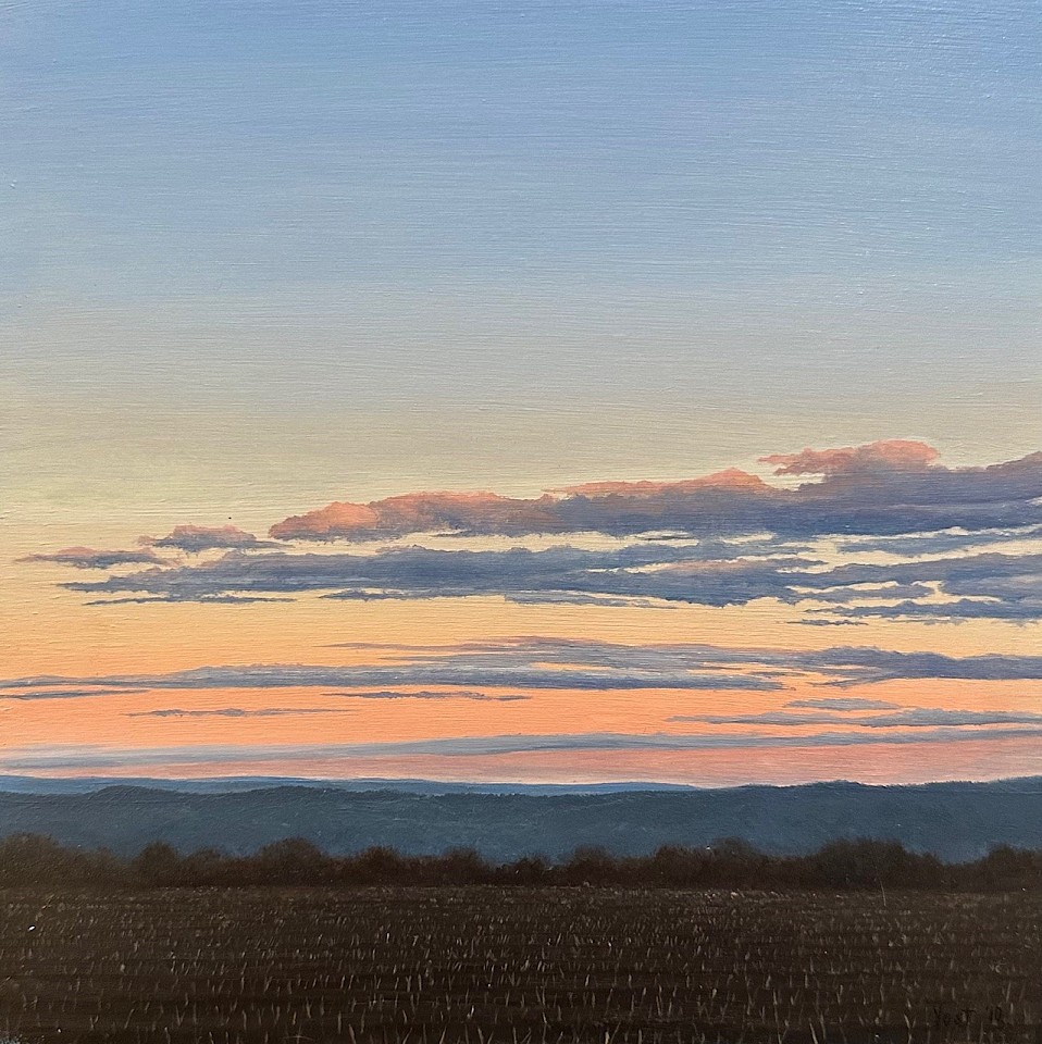 Tom Yost, Four Sunsets I
oil on board, 8"" x 8""
JWC 1124.02
$3,500