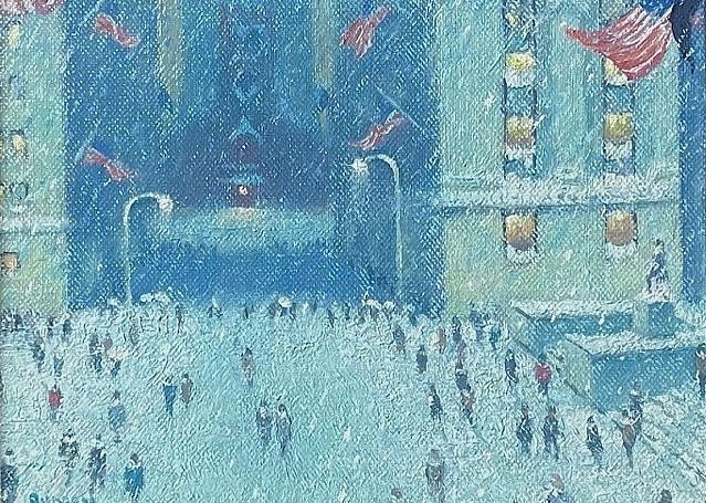 Michael Budden, Wall Street in Winter
oil, 6"" x 8""
MB 1124.06
$850