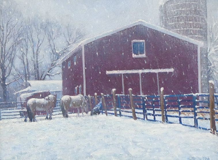 Michael Budden, Winter Afternoon
oil on paper, 9"" x 12""
MB 1124.04
$1,200