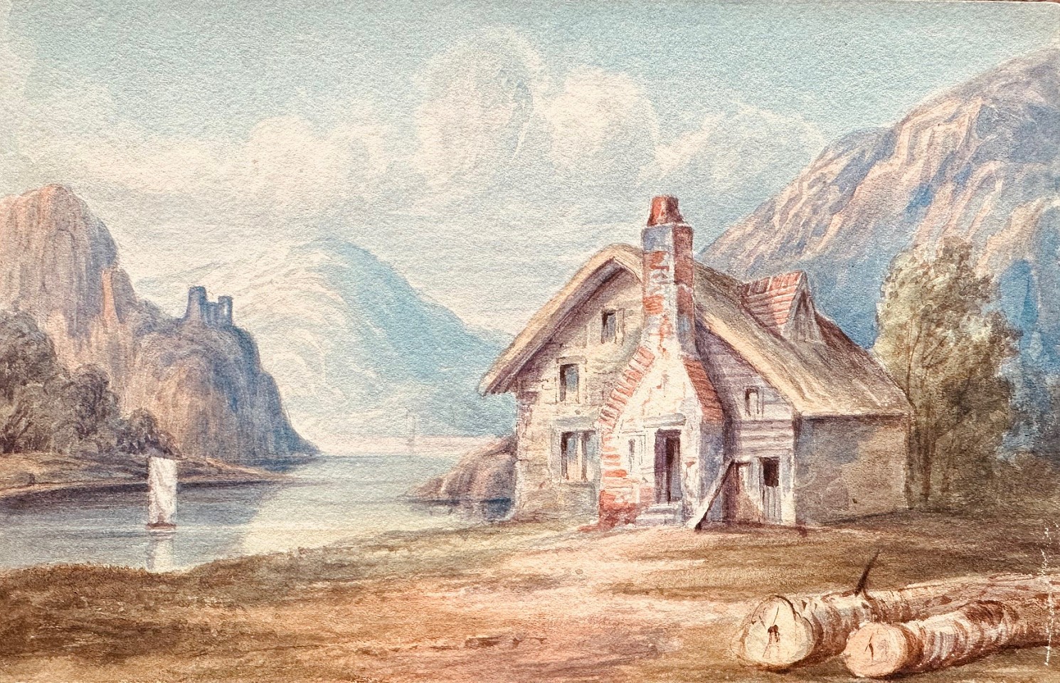 George Edward Candee, Home on a Lake
watercolor, 6"" x 9 1/2""
JCA 6919.02
$1,200