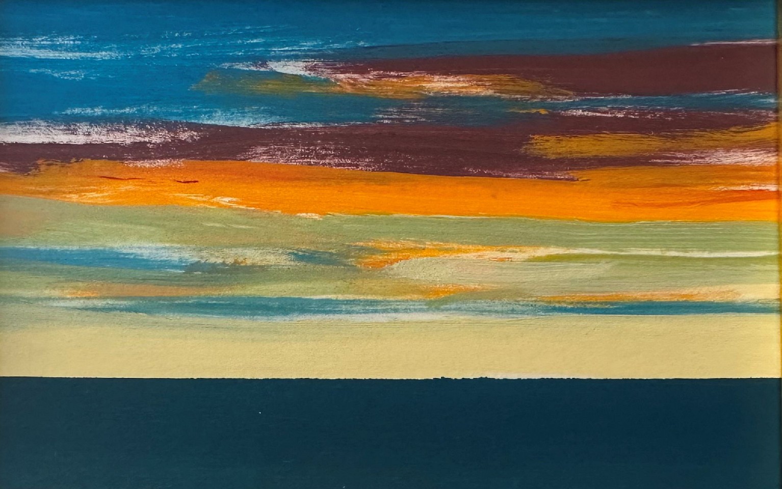 Judy Friday, Peach Sunrise
acrylic on paper, 3"" x 5""
JF 1123.11
$350