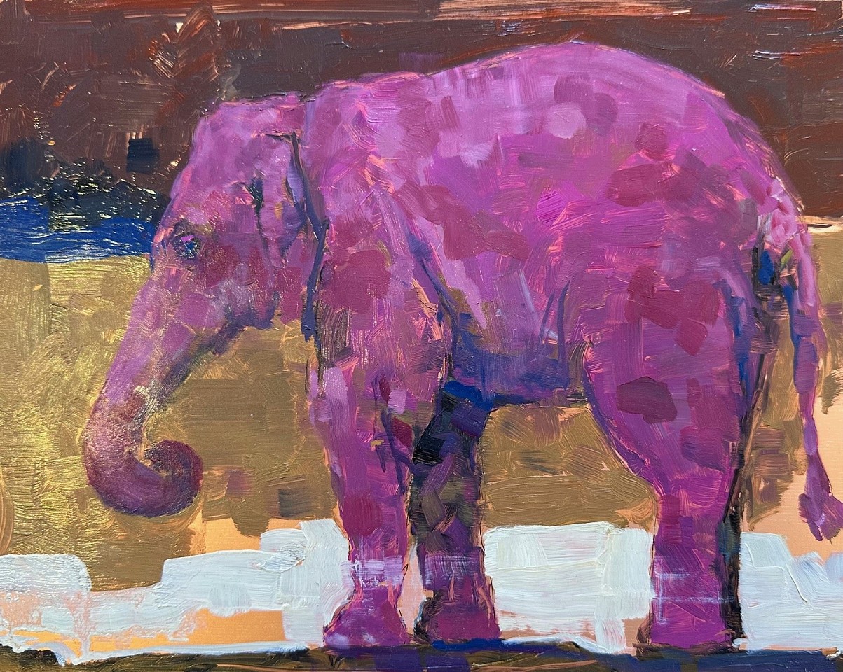 Brian Keith Stephens, Lucky Charm Elephant
oil on copper, 8"" x 10""
BKS 1124.01
$2,200