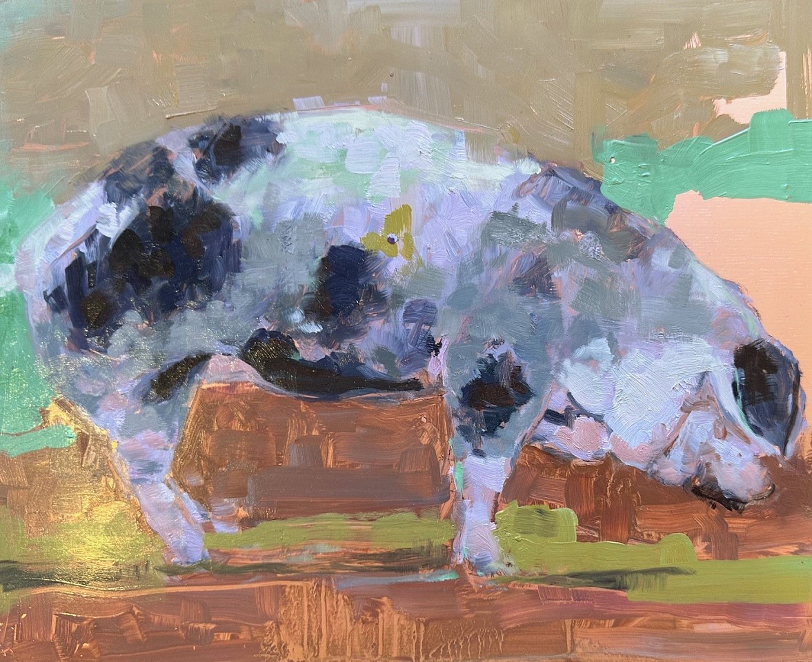 Brian Keith Stephens, Lucky Charm Pig
oil on copper, 8"" x 10""
BKS 1124.03
$2,200