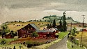 Dehn Adolf Arthur, Pennsylvania Countryside
watercolor on paper