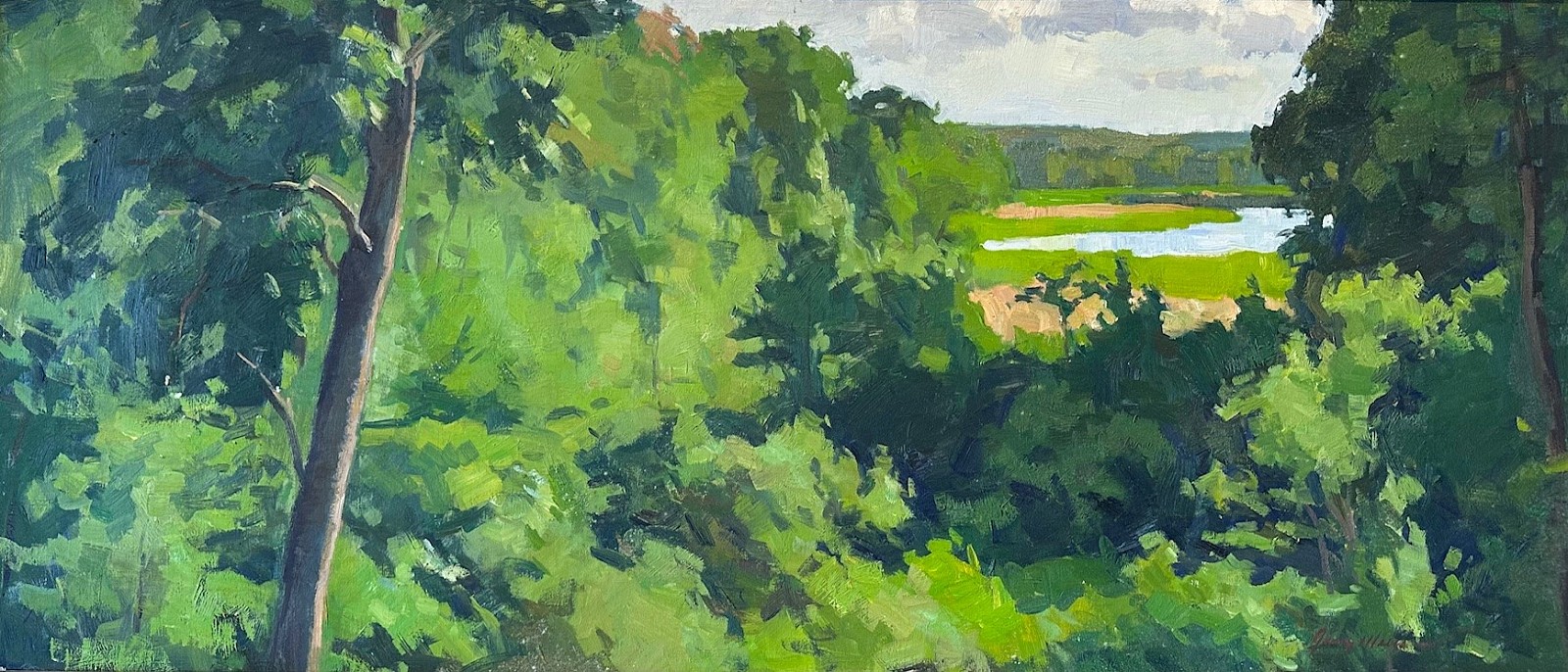 Jerry Weiss, View From Ely's Ferry Road
oil on canvas, 20"" x 46""
BC0225.03
$4,000