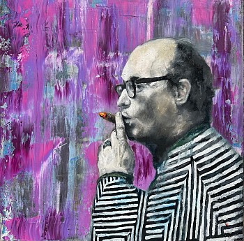 Jac Lahav - Portrait of Sol Lewitt, 2025