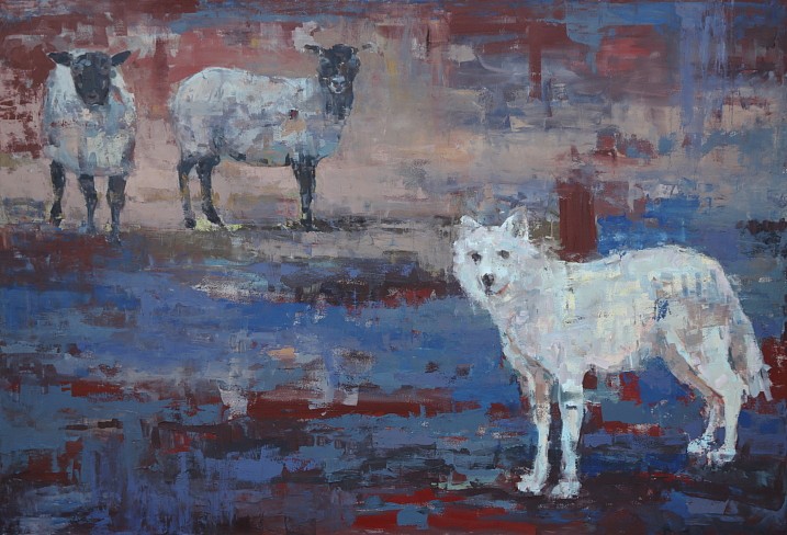 Brian Keith Stephens, All Sales are Final, 2020
oil and wax on cotton, 48"" x 70""
BKS 0625.26
$20,000