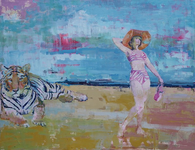 Brian Keith Stephens, Lazy Sunbathers, 2019
oil on linen, 31"" x 40""
BKS 06625.23
$14,000