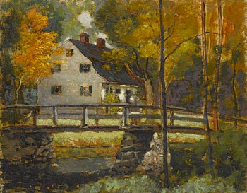 Charles Vezin - House and Bridge