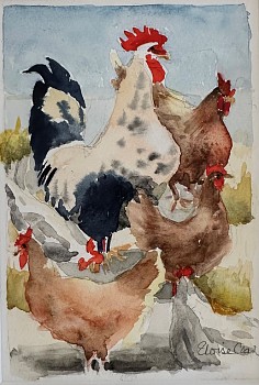 women artists: Eloise Clark Harem