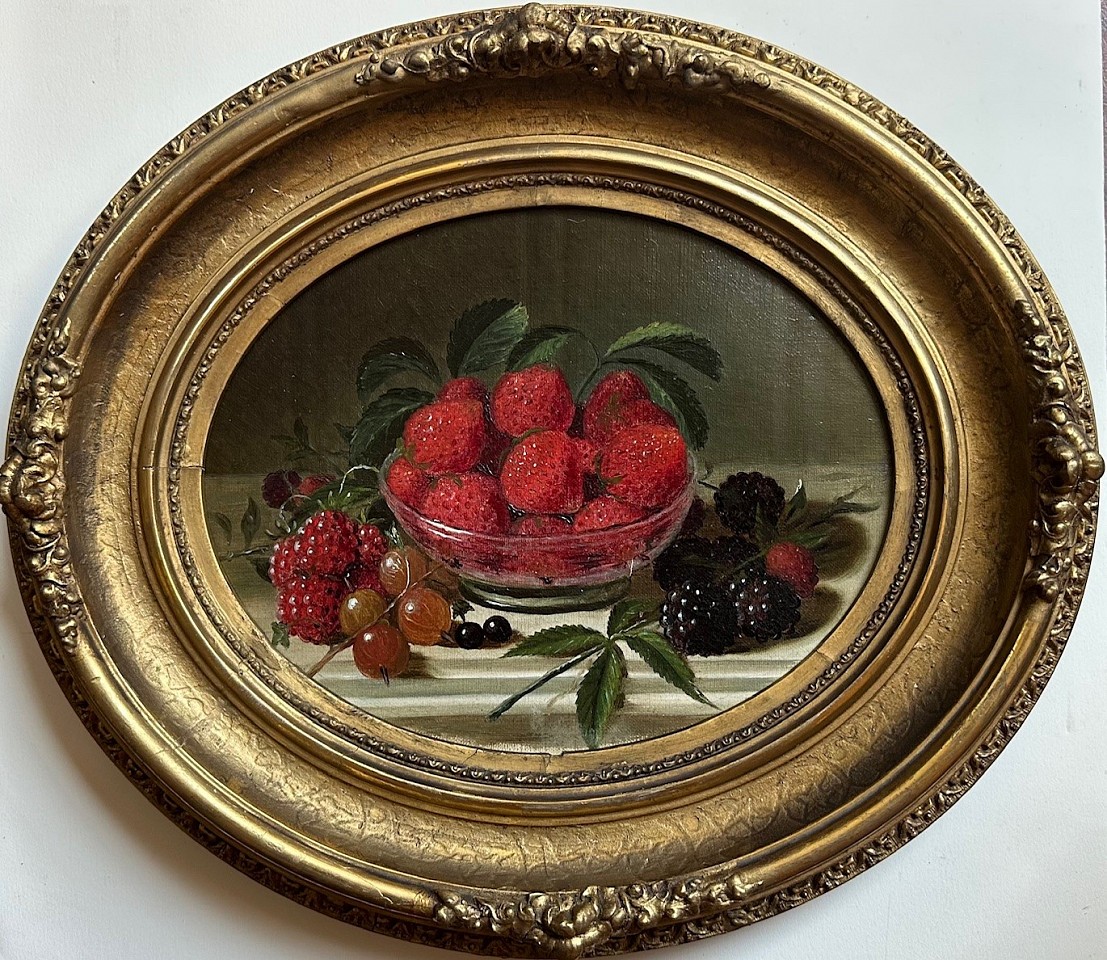 Edward Edmonson, Berries
oil on canvas, 8"" x 10"" (oval)
JCAC 6967.02
$1,200