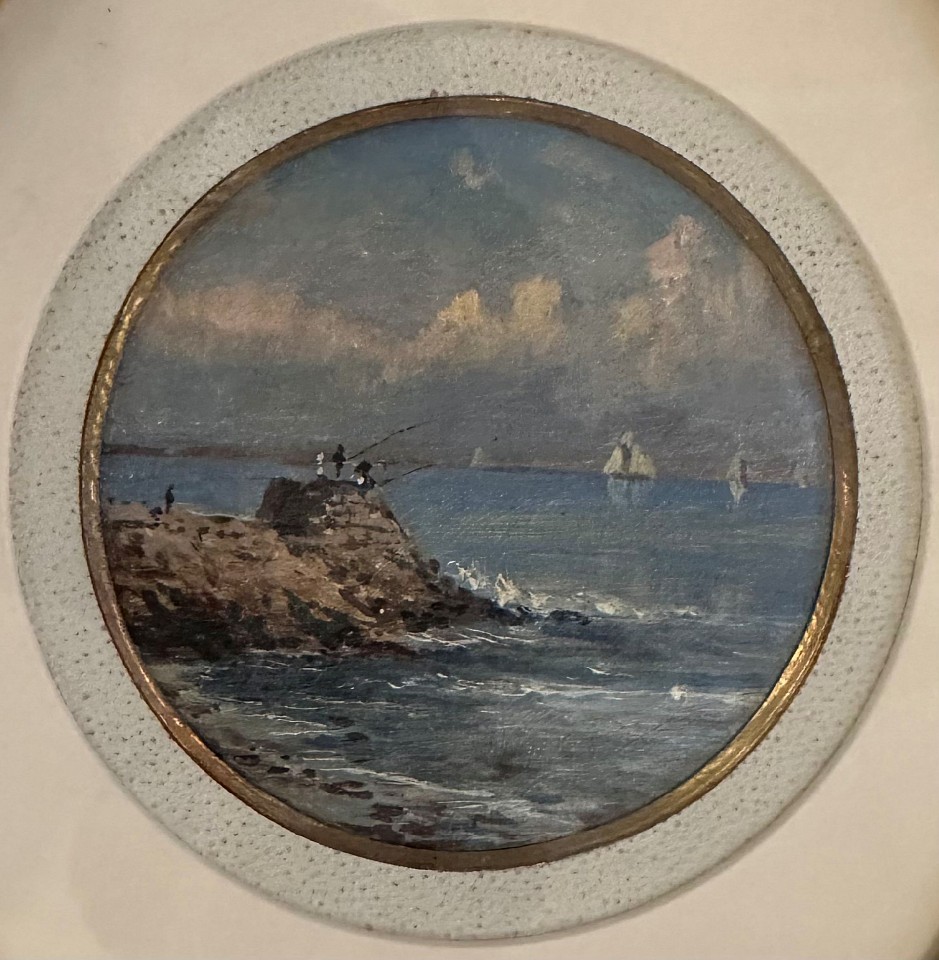 Edmund Darch Lewis, Sailing on the Coast
oil on board, 4 1/2"" diameter
QFA1125.04
$3,000