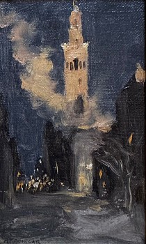 hudson river school: Addison Thomas Millar Madison Square Garden Tower, 1890