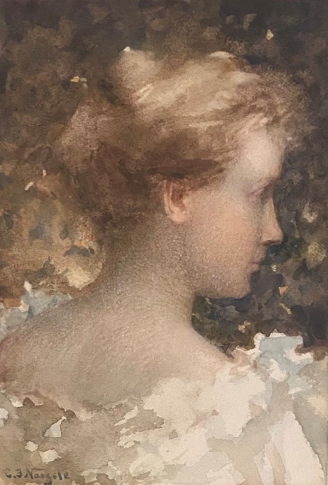 Charles Frederick Naegele, Far Away Thoughts
watercolor on paper, 5"" x 7"" ss
JCA 5998
$1,500