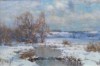hudson river school: Walter Launt Palmer Little Winter, 1889
