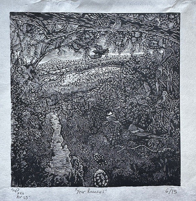 Samuel Swap, Year Rounders
woodblock, 6"" x 6""
SSW 1125.08
$850