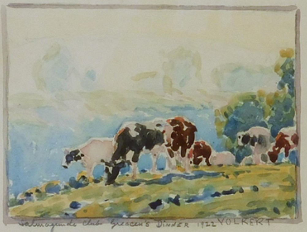 Edward Volkert, Hillside Herd
watercolor on paper, 5"" x 7""
JCA 6972
$2,200