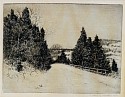 Clark Greenwood Voorhees, Road to the North
etching on paper