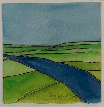 women artists: Elizabeth Enders French Fields I