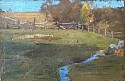 Walter Clark, Pasture Stream
oil on board