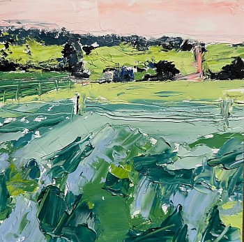 women artists: Helen Cantrell Green Fields