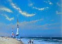 Michael Budden, Beach Day 3
oil on board