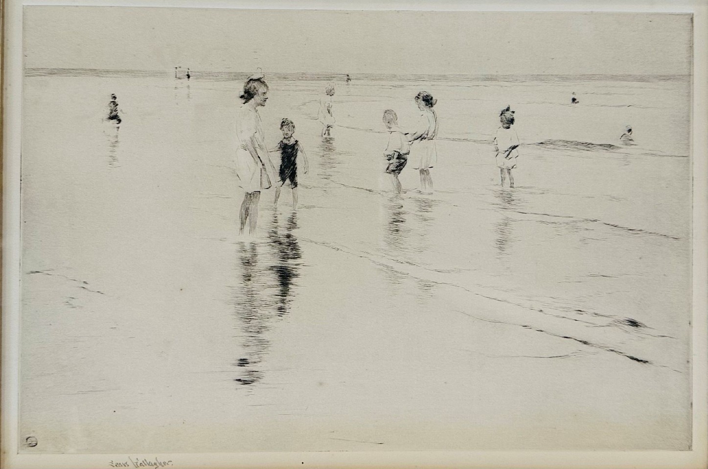 Sears Gallagher, At the Beach
etching on paper, 5 3/4"" x 8 7/8"" image size
JCA 5986
$1,200