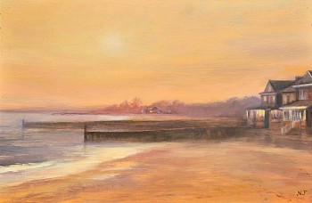 Nancy Pinney -&nbsp;Indian Summer Sunset, Old Lyme