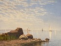 Henry Farrer, Long Island Sound
1875, watercolor on paper