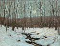 Clark Greenwood Voorhees, Winter Moonrise
oil on canvas