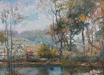 George Albert Thompson -&nbsp;Bindloss Pond, Mystic