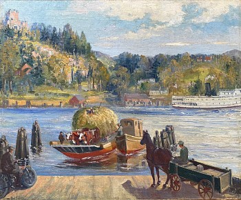 Paul E. Saling -&nbsp;River Life (The Chester-Hadlyme Ferry)