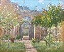 J. Appleton Brown, In The Courtyard, Spring
pastel on paper