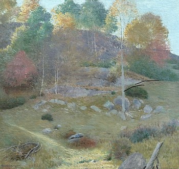 american impressionism/lyme art colony:&nbsp;Frank Vincent DuMond The Shadowed Veil