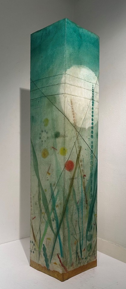 Corey Pressman, Lantern #8
paper, beeswax, resin, and pigment, 26"" x 8"" x 8""
CP1221.8
$900