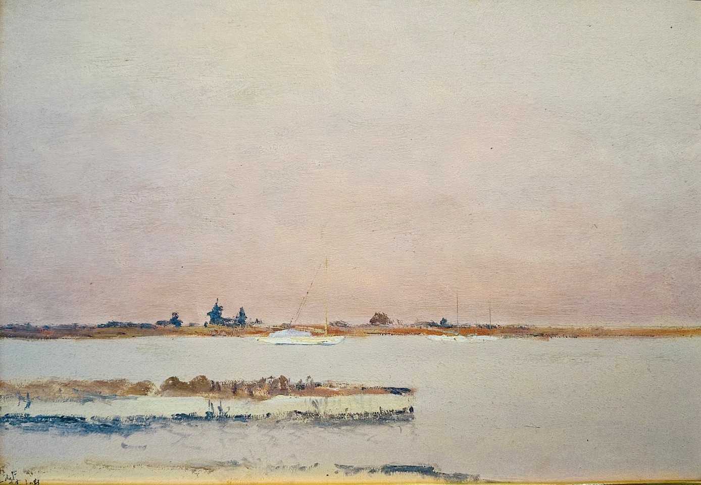 Lockwood de Forest, Sailboats on Calm Water
oil on paper, 9 1/2"" x 14""
MG 10
$7,500
