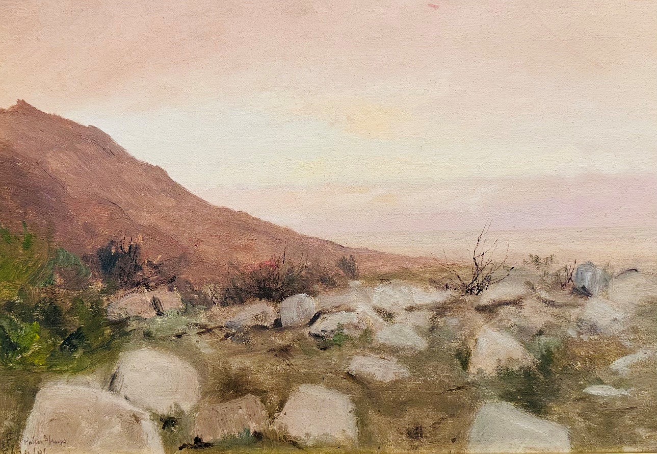 Lockwood de Forest, Boulder Field
oil on paper, 9 1/2"" x14""
MG 18
$7,500