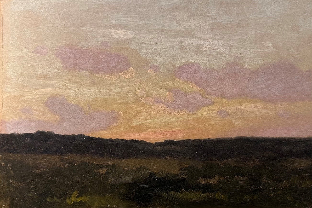 Lockwood de Forest, Early Evening
oil on paper, 9 1/2"" x 14""
MG 23
$7,500