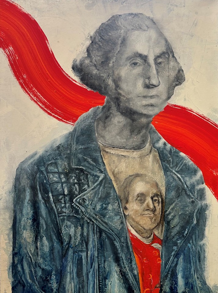 Jac Lahav, Red Stripe Right (Franklin)
oil on canvas, 32"" x 24""
JL 0701.04
$8,000