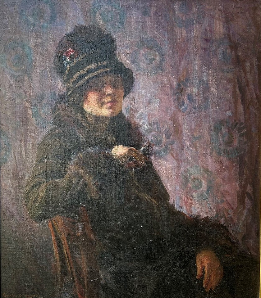 Gertrude Nason, The Visitor
oil on canvas, 35"" x 30""
JCAC 7030
$12,500
