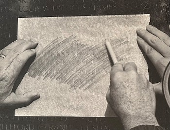 Peter Harron -&nbsp;Vietnam Memorial Rubbing, D.C.