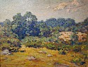 William Chadwick, Summer In Old Lyme and The Lobsterman's Dock: a two sided panel
oil on canvas
